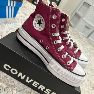 High top platform converse